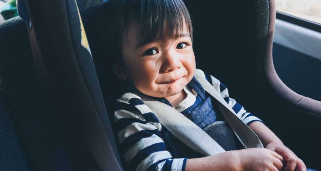 Limpiar vomito de silla de coche de bebe